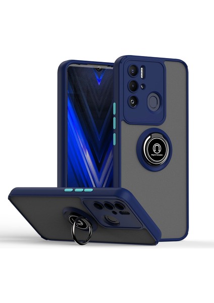Tecno Camo 20 Pro 4g Halkalı Darbeye Dayanıklı Telefon Kılıfı (Yurt Dışından)