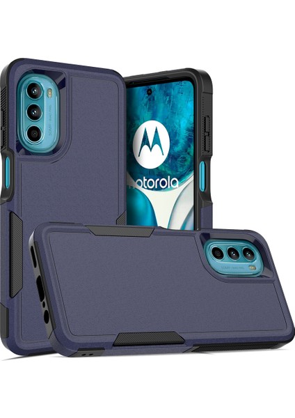 Motorola Moto G31/G41 Halka Standlı Darbeye Dayanıklı Telefon Kılıfı (Yurt Dışından)