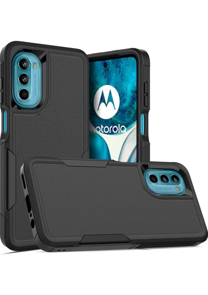 Motorola Moto G31/G41 Halka Standlı Darbeye Dayanıklı Telefon Kılıfı (Yurt Dışından)