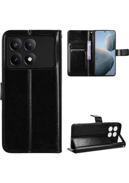Xiaomi Redmi K70 Pro 5g Deri Cüzdan Telefon Kılıfı (Yurt Dışından)