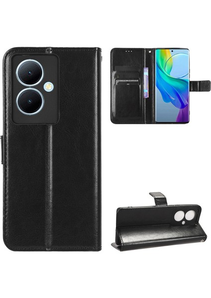 Vivo Y78 Plus 5g Deri Cüzdan Telefon Kılıfı (Yurt Dışından)