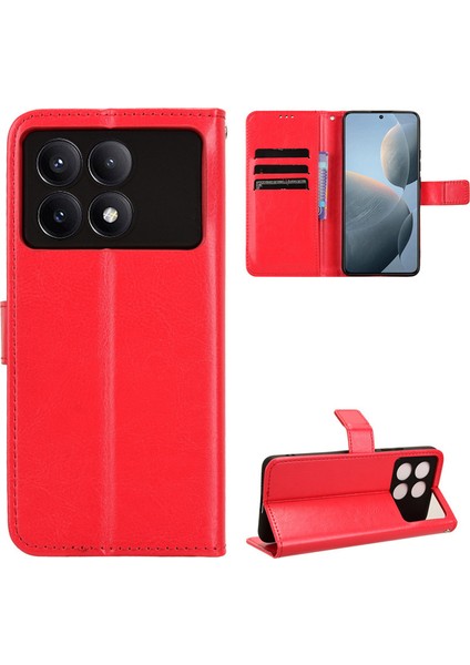 Xiaomi Redmi K70 Pro 5g Deri Cüzdan Telefon Kılıfı (Yurt Dışından)