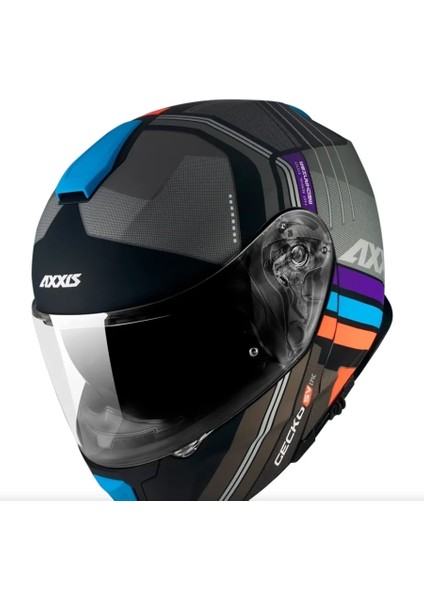 Axxıs Gecko Sv Epıc B1 Matt Black Çene Açılır Kask modelleri