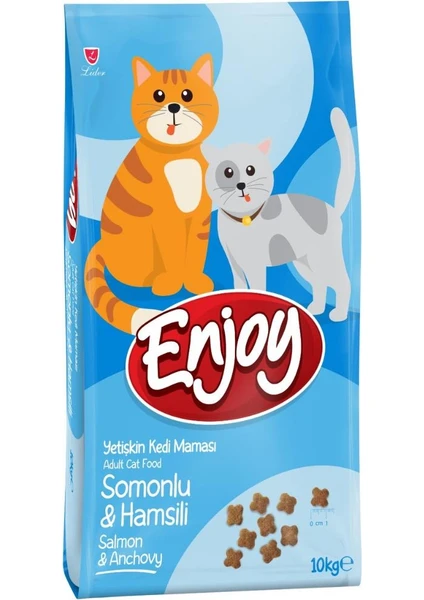 Somonlu ve Hamsili Yetişkin Kedi Maması 10 kg