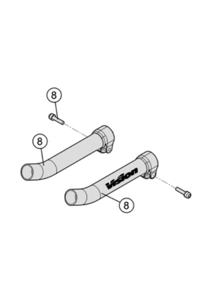 Vısıon Mını Clıp-On 5d Acr 670-0407000030 Lr Aerobar-Dinlendirici Eklentisi