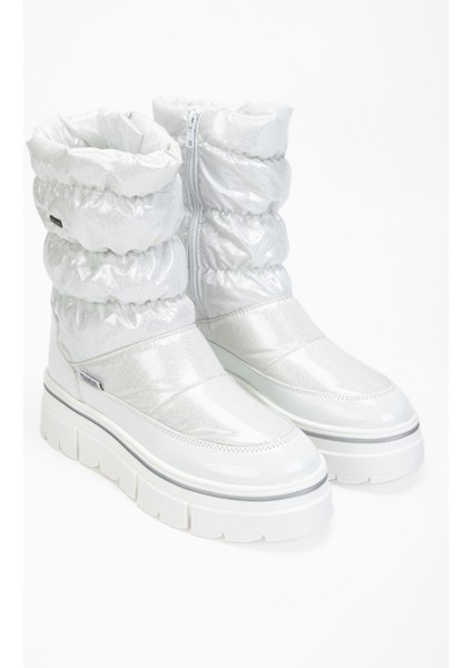 Abrianakadın Beyaz Parıltı Deri & Tekstil Kar Botu 1020 1725-VAL Bn Bot SK23/24 fiyatları