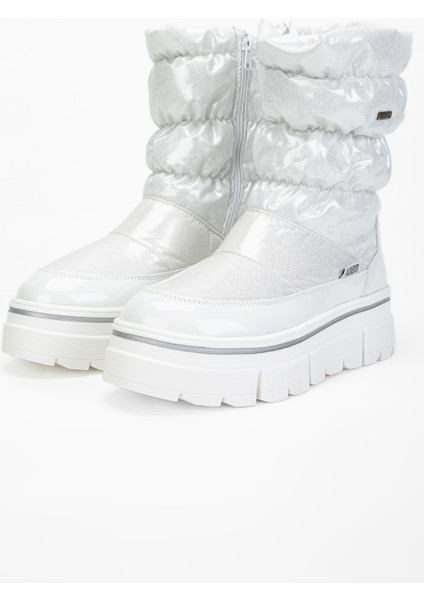 Abrianakadın Beyaz Parıltı Deri & Tekstil Kar Botu 1020 1725-VAL Bn Bot SK23/24 modelleri