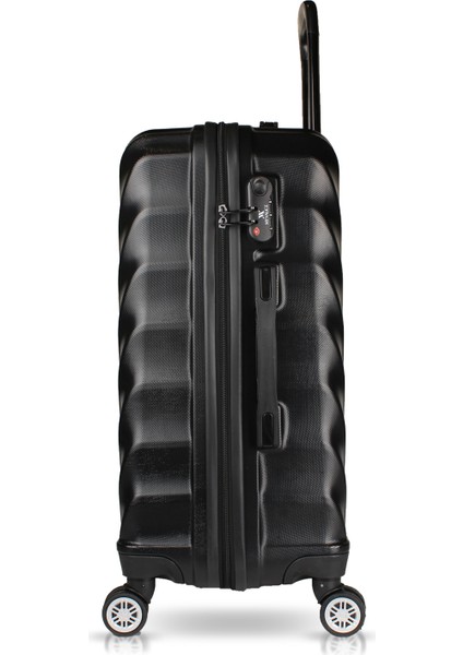 Lotus Abs 2'li Valiz Seti (Kabin ve Orta) Siyah modelleri