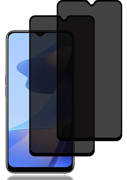 Oppo A16 Uyumlu Hayalet Ekran Koruyucu Cam 5d Privacy Yandan Görünmez Gizlilik Sağlayan Ekran Koruyucu Camı Tam Kaplar