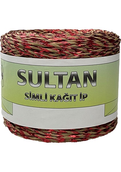 Simli Kağıt İp 250 Gr. 250 Mt. | Kırmızı