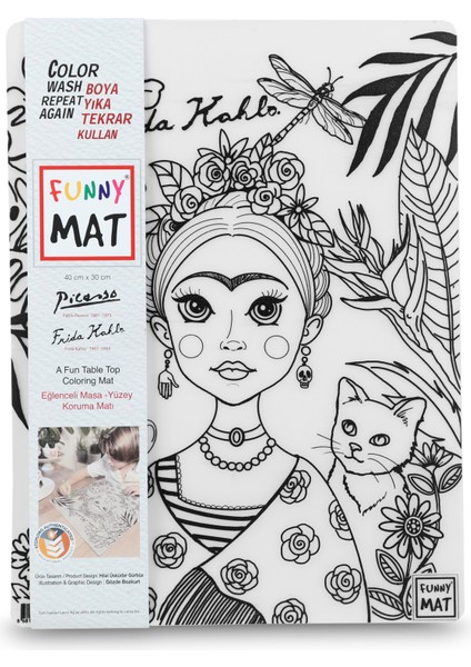 - - Pablo Picasso & Frida Kahlo 30X40 cm - Yeni fiyatları