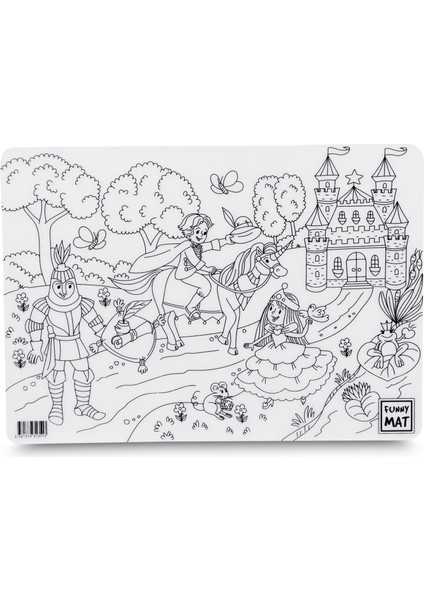 - - Prenses & Oyun Bahçesi 25X35CM 6'lı Kalemli - Yeni