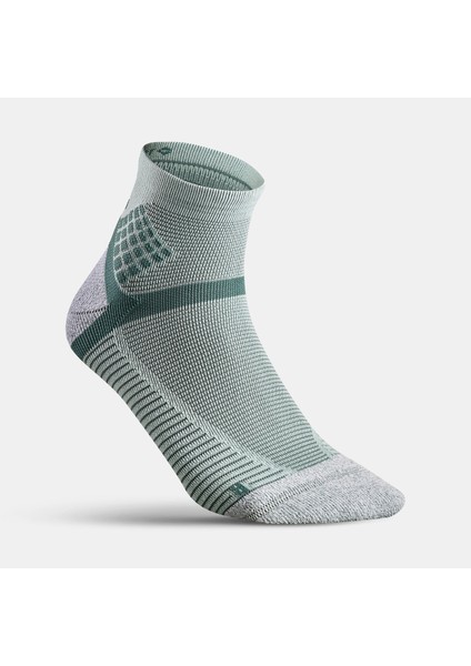 Quechua Orta Boy Konçlu Outdoor Çorap - 2 Çift - Yeşil - Hike 500 modelleri