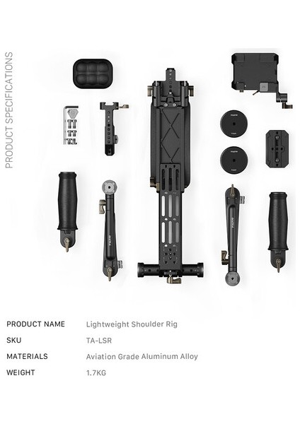 Ta-Lsr-B Hafif Omuz Donanımı Seti / Lightweight Shoulder Rig