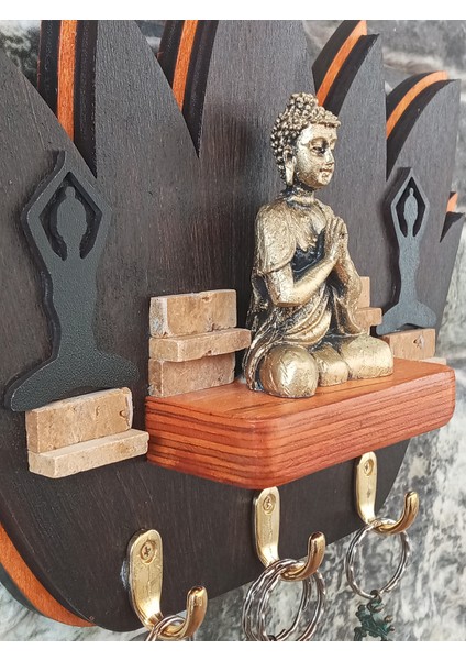 Buda Buddha Anahtar Askısı