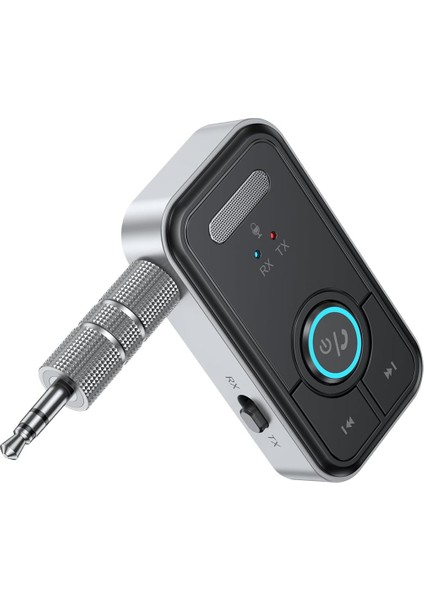 Bluetooth 5.3 Adaptör 3.5mm Jack Aux Dongle, Araç Ses/ev Stereo/kulaklık/hoparlör/projektör Için 2'si 1 Arada Bluetooth Verici Alıcı (Yurt Dışından)
