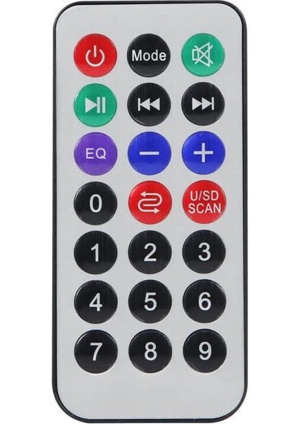 * 3W Kablosuz Bluetooth 5.0 Mp3 Kod Çözme Devre Kartı Modülü Uzaktan Kumanda Aksesuarı ile Araba Stereo (Yurt Dışından)
