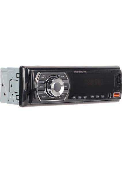 Tek Dın Otomobil Radyosu Araç Stereo Alıcısı, LCD Ekranlı Araç Stereo Bluetooth Mp3 Çalar, App Konumlandırma, Bluetooth/usb/aux/tf Girişi Desteği, Pd Hızlı Şarj (Yurt Dışından)