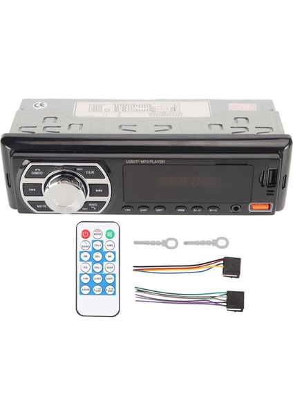 Tek Dın Otomobil Radyosu Araç Stereo Alıcısı, LCD Ekranlı Araç Stereo Bluetooth Mp3 Çalar, App Konumlandırma, Bluetooth/usb/aux/tf Girişi Desteği, Pd Hızlı Şarj (Yurt Dışından)