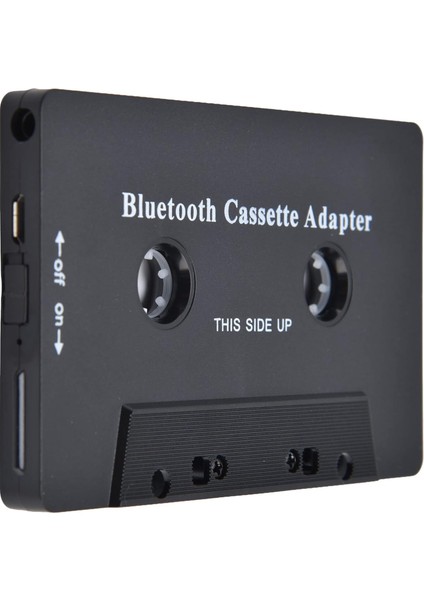Araba Kasetçalar Adaptörü, Araba Kaset Dönüştürücü Mp3 Stereo Kablosuz 10 M Iletim Mesafesi Siyah 5.0 Araba Için (Yurt Dışından)