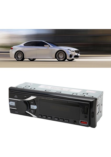 Tek Din Araç Stereosu, Araç Stereo Alıcısı, Bluetooth Eller Serbest Arama, Am Fm Radyolu Araç Mp3 Çalar, Aux Girişi, USB Oynatma ve Şarj Etme, App Telefon Bağlantısını Destekleme (Yurt Dışından)
