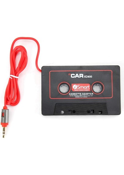 Kaset Adaptörü Bant Adaptörü Araba Stereo Kaset Teyp Adaptörü CD Md Mp3 Mp4 Çalar 3.5mm Aux Ses Cep Telefonu Için (Yurt Dışından)
