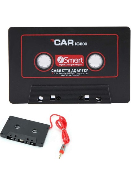 Kaset Adaptörü Bant Adaptörü Araba Stereo Kaset Teyp Adaptörü CD Md Mp3 Mp4 Çalar 3.5mm Aux Ses Cep Telefonu Için (Yurt Dışından)