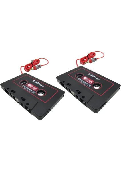Kalite-Yüksek 1 Çift Ses Aux Araç Kaset Teyp Adaptörü Dönüştürücü 3.5 mm iPhone Ipod Mp3 ile Uyumlu Android Dayanıklı (Yurt Dışından)