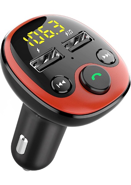 Araba Mp3 Çalar Dijital Ekran Bluetooth Uyumlu 5.0 Güvenilir Yüksek Hızlı Bt Oynatıcı (Yurt Dışından)