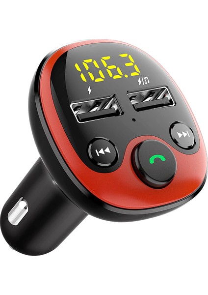 Araba Mp3 Çalar Dijital Ekran Bluetooth Uyumlu 5.0 Güvenilir Yüksek Hızlı Bt Oynatıcı (Yurt Dışından)