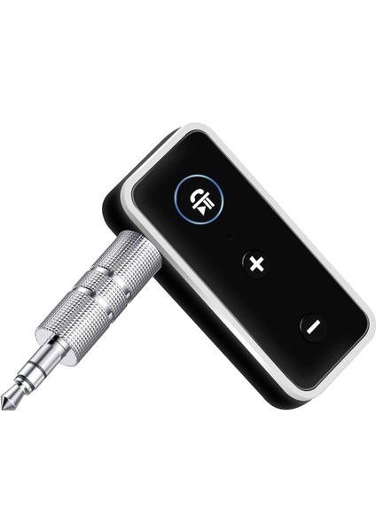 Kablosuz Bluetooth Aux Araç Adaptörü - Ev Stereo Için Mikrofon ve Eller Serbest Çağrı ile Taşınabilir Mini Bluetooth Kayıpsız Müzik Alıcı Verici | Araç Ses Sistemi | Kulaklık | Tv, (Yurt Dışından)