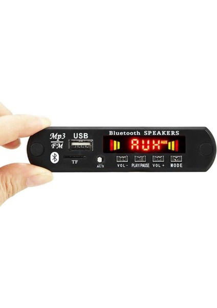 Çift Kanallı Amplifikatör Mp3 Çalar Dekoder Kartı Bluetooth Uyumlu 5.0 50W Araba Fm (Yurt Dışından)