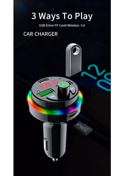 Bluetooth Verici Araç Malzemeleri Bluetooth Alıcısı Müzik Çalma USB Bağlantı Noktası Mp3 Çalma Eller Serbest Arama (Yurt Dışından) fırsatları