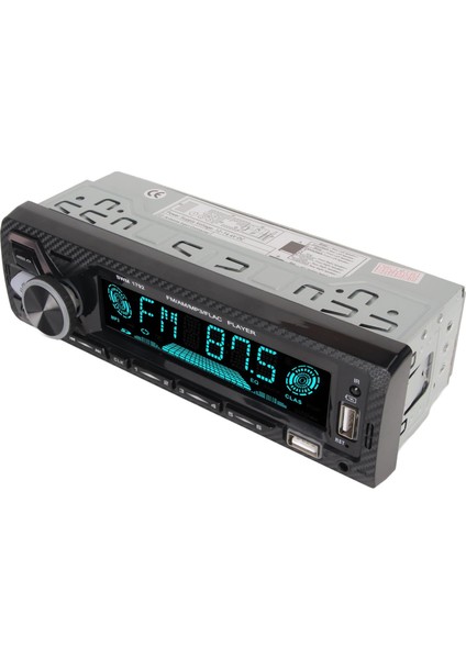 USB Bağlantı Noktalı Bluetooth Araç Stereosu, Am Fm Radyo, Araba Mp3 Müzik Çalar, Akıllı Ses Asistanı, Aux Harita Oynatma, Tek Dın, 2 Bağlantı Desteği (Yurt Dışından)