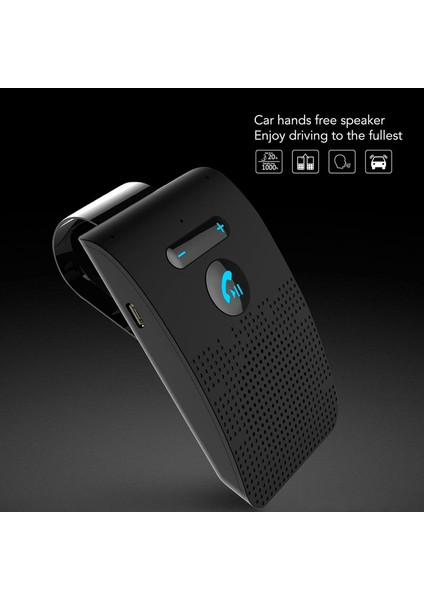 Bluetooth Araç Hoparlörü, Araç Hoparlörü Bluetooth Hoparlör Kablosuz Güneşlik Ses Alıcısı Adaptörü Handsfree Konuşma Için Arka Klipsli Handsfree Mp3 Hoparlör (Yurt Dışından) fiyatları