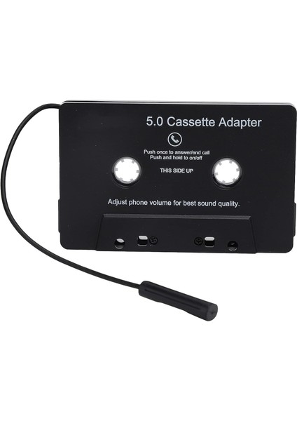 Araba Bluetooth5.0 Kaset Alıcısı, Bluetooth5.0 Kaset Adaptörü, Bluetooth5.0 Bant Dönüştürücü Mp3 Çalar Ses Dönüştürücü Araba Siyahı Için (Yurt Dışından)