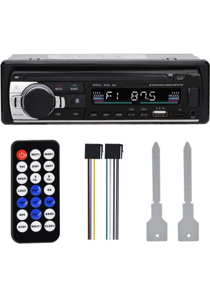 Araba Fm Radyo Mp3 Çalar, Kolay Kullanım Araba Mp3 Çalar Müzik Dinlemek Için Uzaktan Kumandalı Büyük Renkli Ekran (Yurt Dışından)
