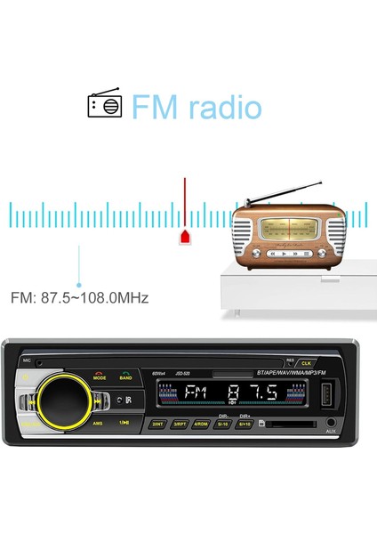 Araba Stereo Radyo Çalar, Araba Stereo Radyo Çalar Ahizesiz Araç Mp3 Çalar Fm Radyo Aı Ses Kontrolü Usb2.0 CD Araba Stereo Alıcısı Çift Bağlantı Dvd'si Araba Radyosu (Yurt Dışından) modelleri