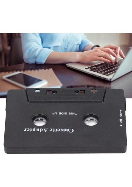 Araç Ses Alıcısı, 300MAH Bluetooth Kasetten Stereo Sesli Aux Adaptörüne, Çok Işlevli Yardımcı Naylon Kablo Bant Adaptörü, Araç Tableti Için (Yurt Dışından)