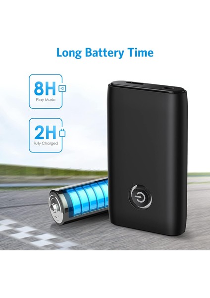 Araba Için Aux Bluetooth Adaptörü, Bluetooth 5.0 Verici Alıcı, Taşınabilir Kablosuz Bluetooth Adaptörü, 2'si 1 Arada Bluetooth Aux Adaptörü, Dizüstü Bilgisayar Için Ses Alıcısı, Ra (Yurt Dışından)