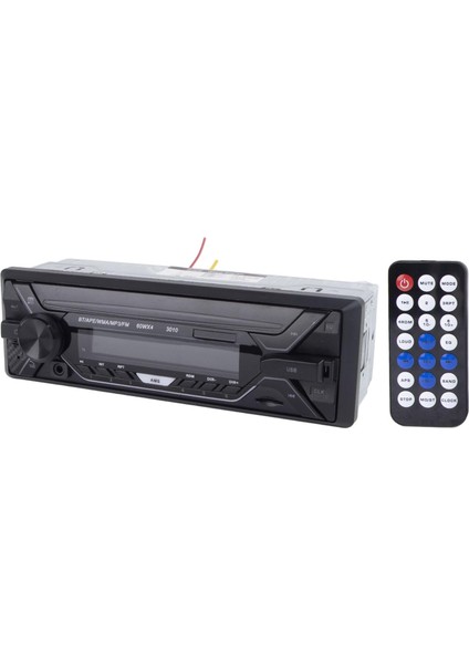 Araba Çalar ve Radyo Alıcısı, Tek Din Araba Stereo Radyo 12V 24V 7 Renkli Arka Işık Mp3 Çalar, Ayarlanabilir Çoklu Ses Efektleri, Dahili, Fm1, Fm2 Fm3 (Yurt Dışından)