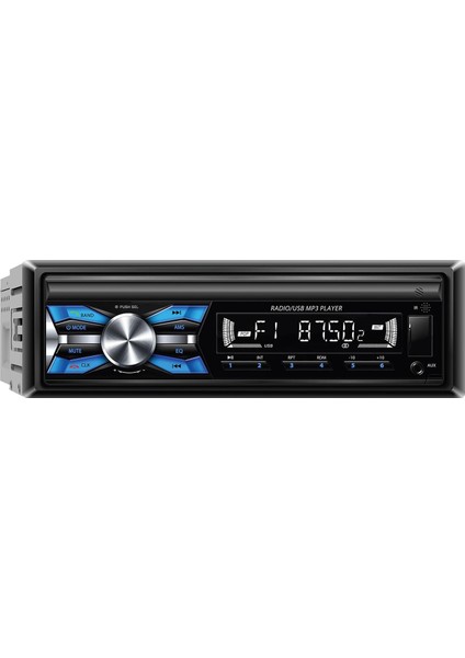 Bluetooth'lu Tek Dın Araç Stereo Radyo, Am/fm Radyo Alıcısı, Mp3/usb, Eller Serbest Arama, Dahili Mikrofon, Çıkarılabilir Yüz Plakası, Kablosuz Uzaktan Kumanda P6151 (Yurt Dışından)