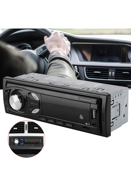 12V Universal Araç Bluetooth Mp3 Çalar - Hafıza Kartı ve U Disk Desteği, Fm Radyo Ses Eğlence Sistemi - Araba Parçaları, Bluetooth Araç Sesi, Araç Stereo, Mp3 Müzik Çalar, Fm Radyo (Yurt Dışından) fırsatları