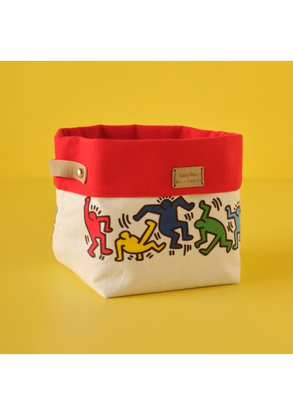 Bella Maison Keith Haring Colored Organizer Sepet (22X18 Cm)