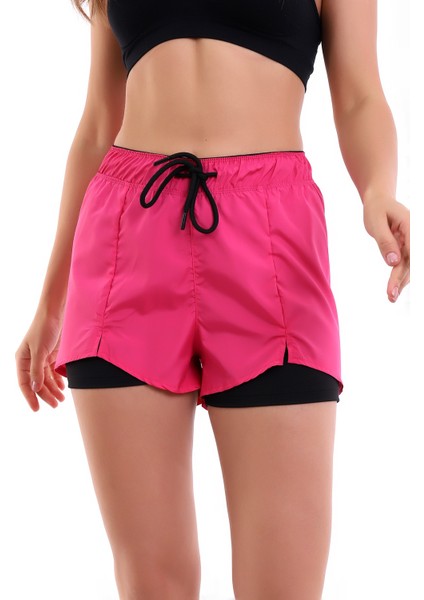 Win Moda Kadın Deniz Şortu Survive Içi Taytlı / Women's Sea Shorts Wıth Tıghts