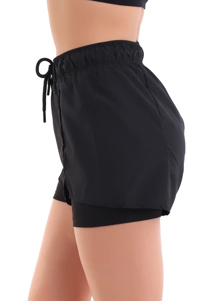 Win Moda Kadın Deniz Şortu Survive Içi Taytlı / Women's Sea Shorts Wıth Tıghts