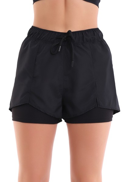 Win Moda Kadın Deniz Şortu Survive Içi Taytlı / Women's Sea Shorts Wıth Tıghts