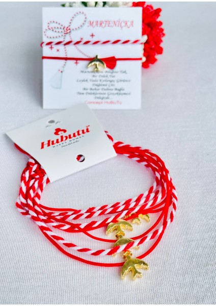 2’li 5 Set Marteniçka Kırmızı Mart Ipi Bileklik Seti fiyatları