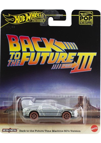Premium Pop Culture Back To The Future Time Machine HXD99