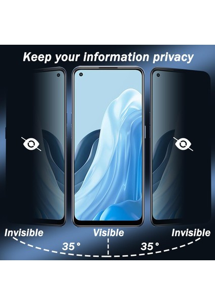 Oppo Reno 5 Lite Uyumlu Hayalet Ekran Koruyucu Cam 5d Privacy Yandan Görünmez Gizlilik Sağlayan Ekran Koruyucu Camı Tam Kaplar modelleri